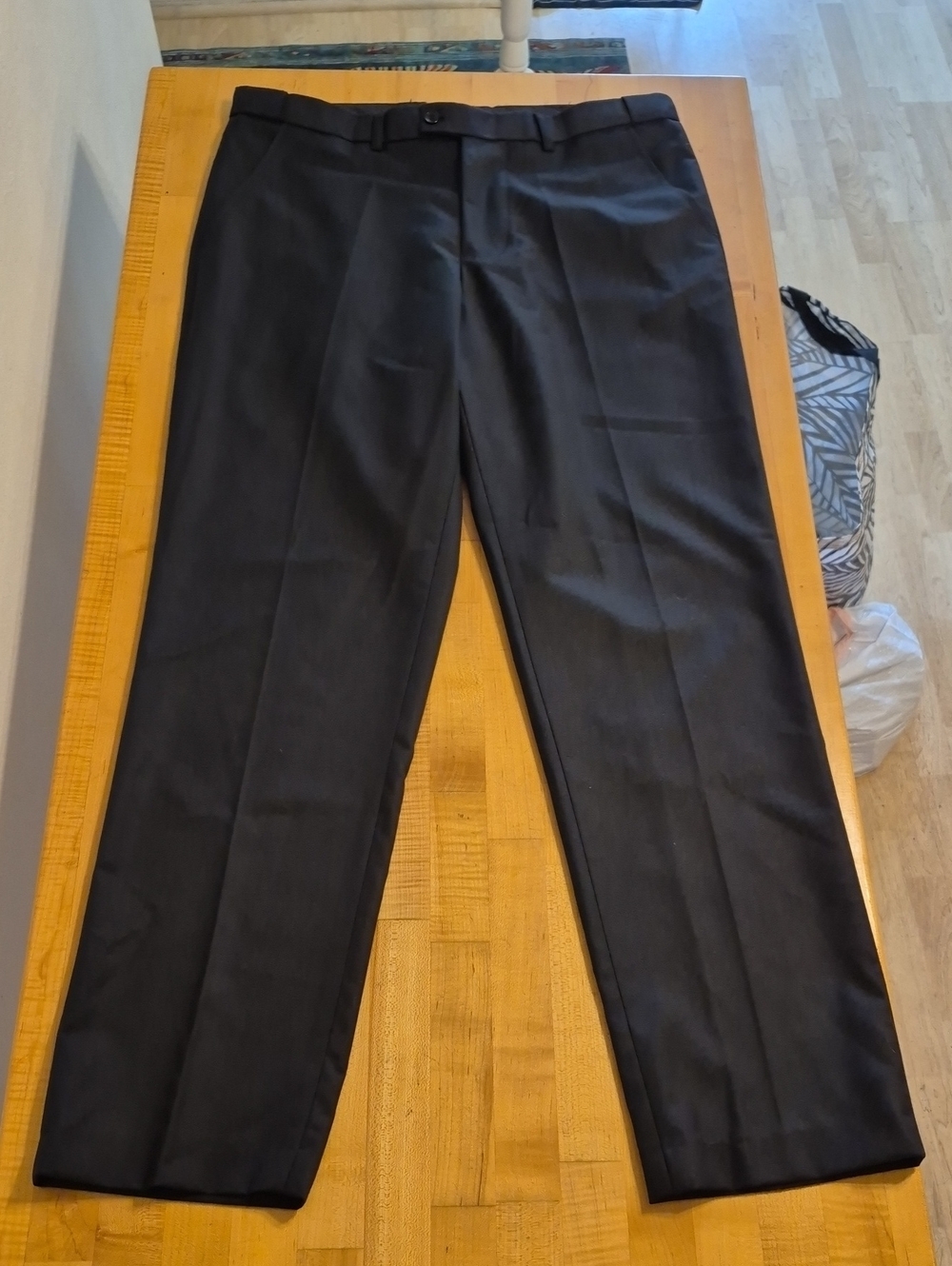 Black Suit Pants M/4034 Stretchy